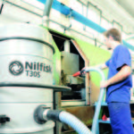 Nilfisk T30S - Odkurzanie wiórów