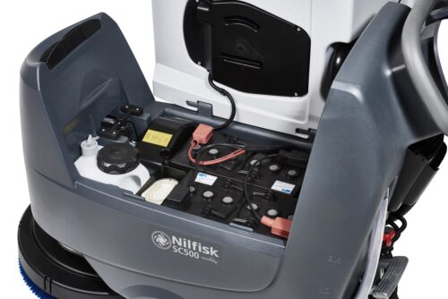 Nilfisk SC500 - komora baterii