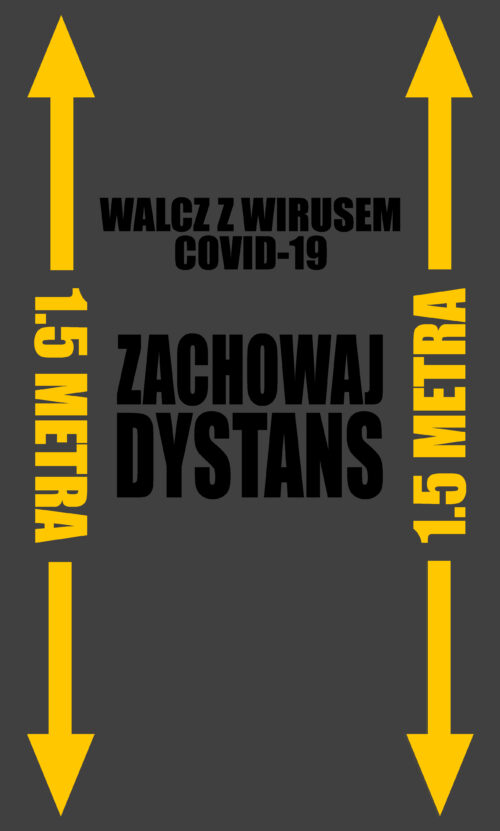 Zachowanie bezpiecznej odległości, wykładzina, mata