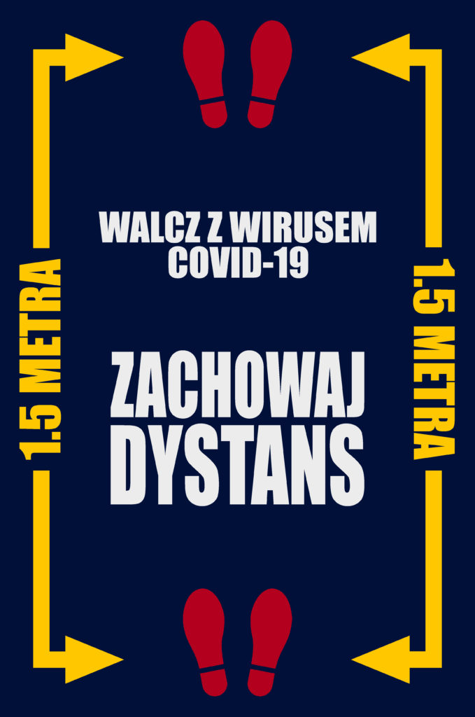 Wycieraczka Zachowaj bezpieczny odstęp