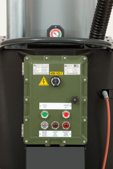 Nilfisk CTT40 IECEx - wersja specjalna, panel sterowania